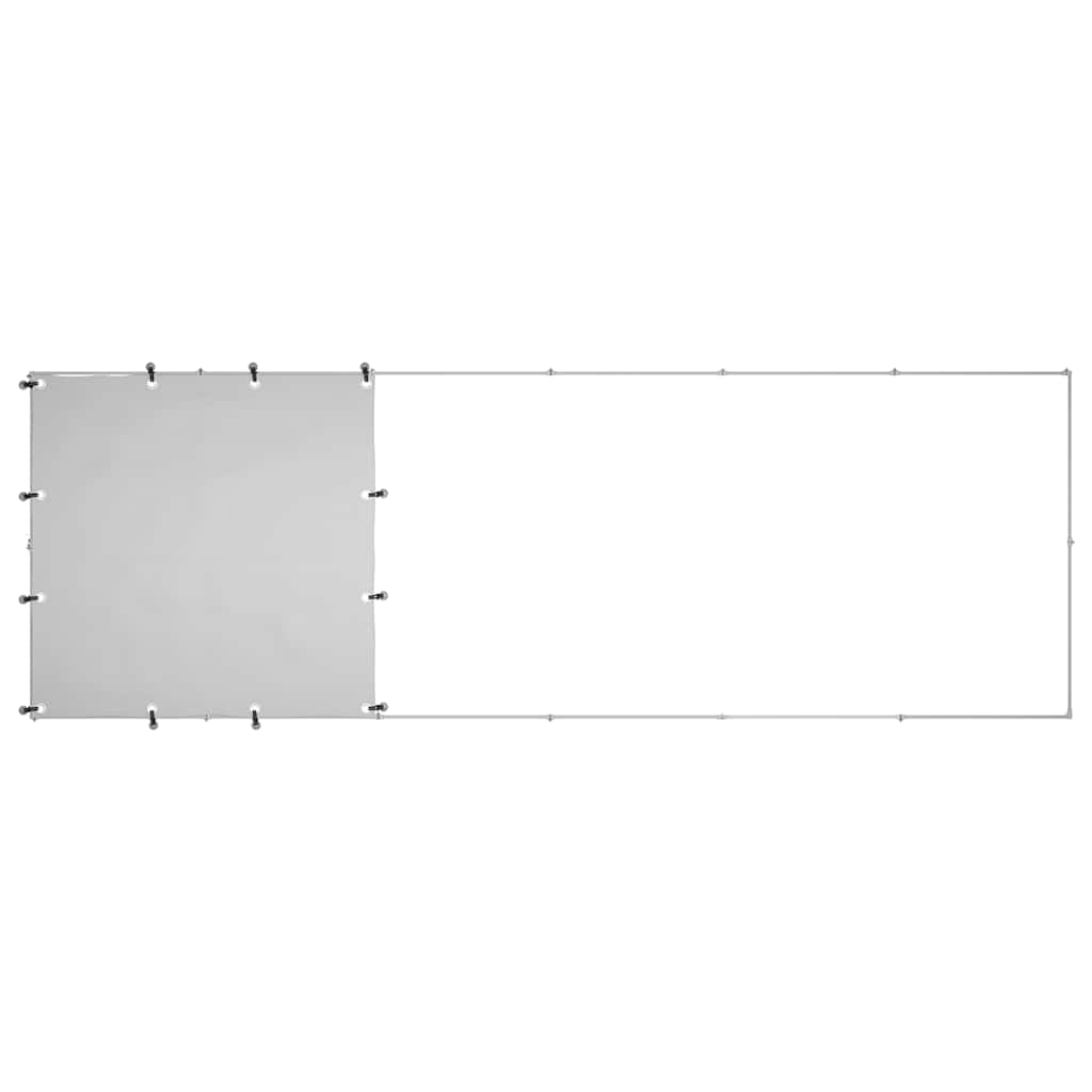 Psí kotec stříbrný 330 x 110 x 110 cm ocel