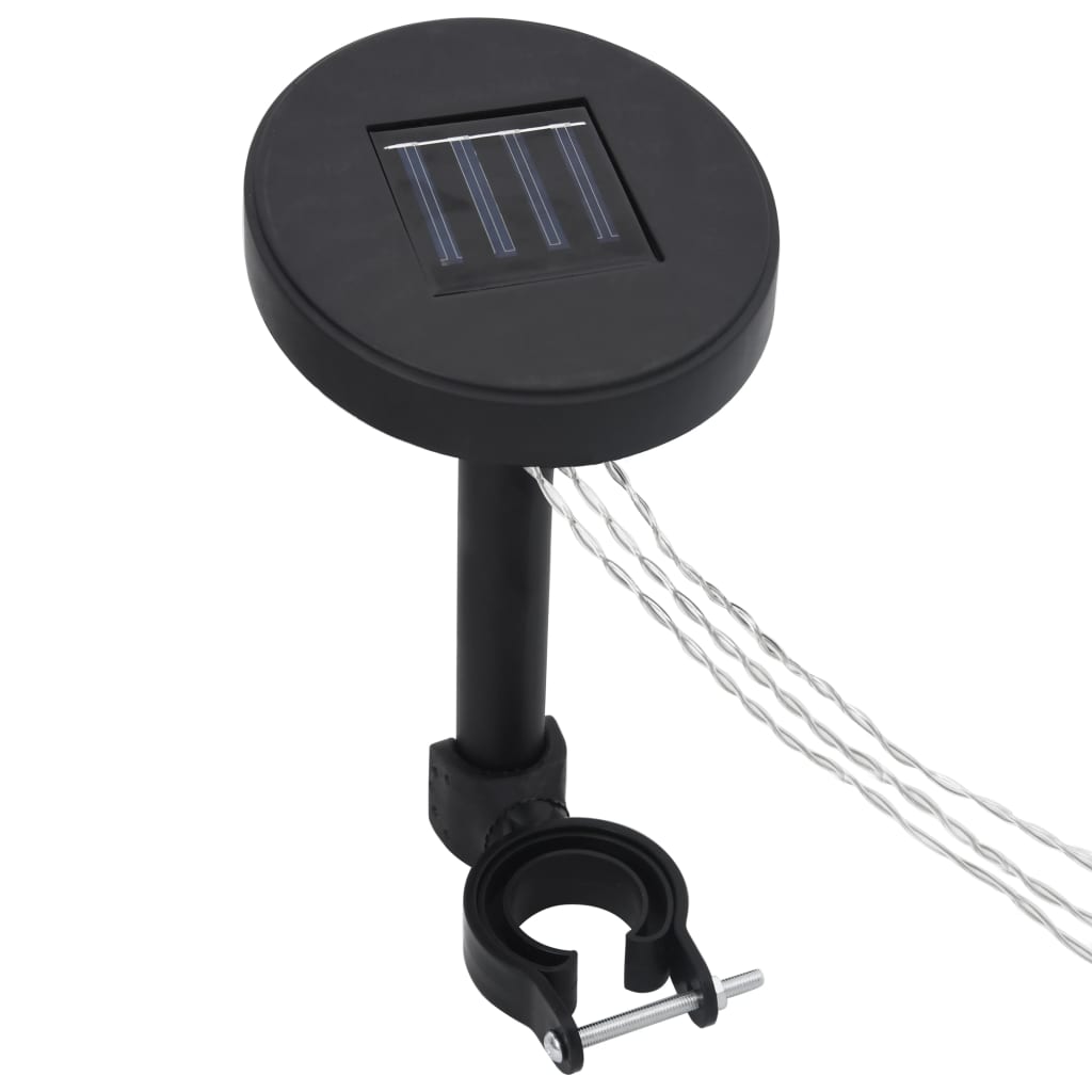 Altán se světelnými LED řetězy 4 x 3 x 2,7 m bílý