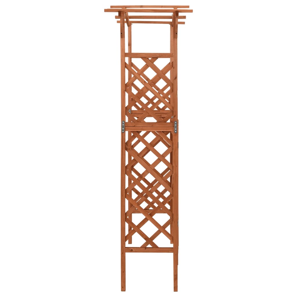 Pergola s brankou 116 x 40 x 204 cm masivní jedle