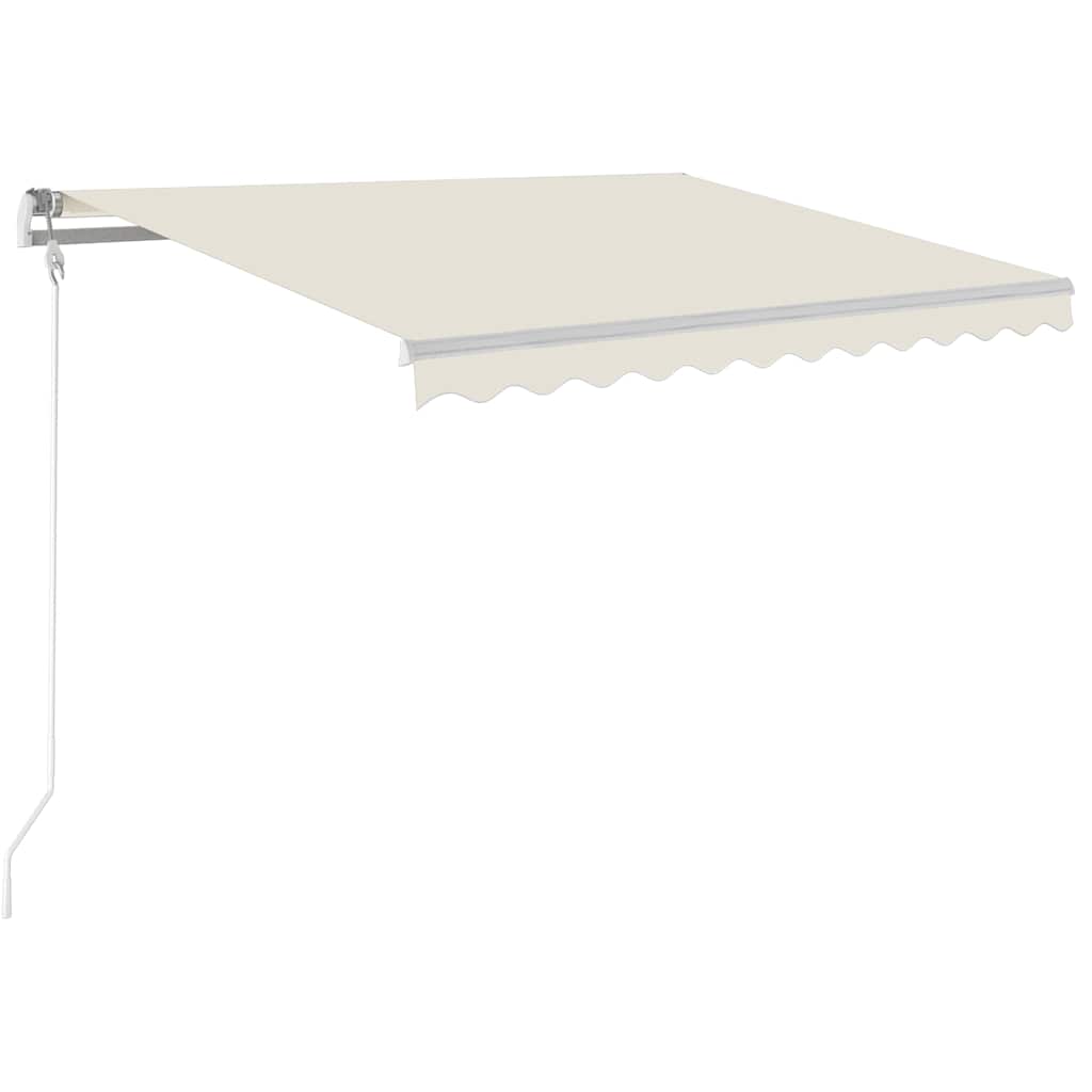 Automatická zatahovací markýza 300 x 250 cm krémová