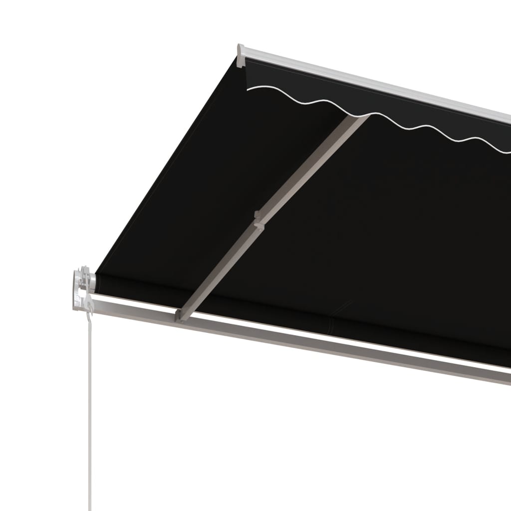 Automatická zatahovací markýza 450 x 350 cm antracitová