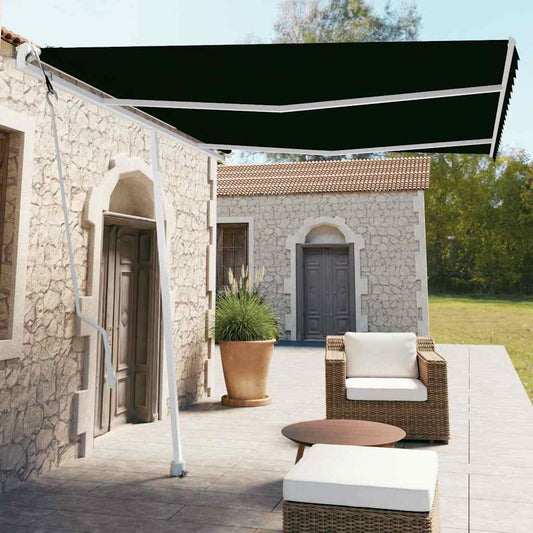 Volně stojící automatická markýza 350 x 250 cm antracitová