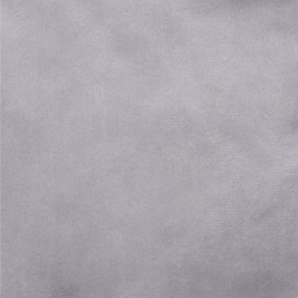 Pelíšek pro psy černý a šedý 99 x 89 x 21 cm plyš a umělá kůže