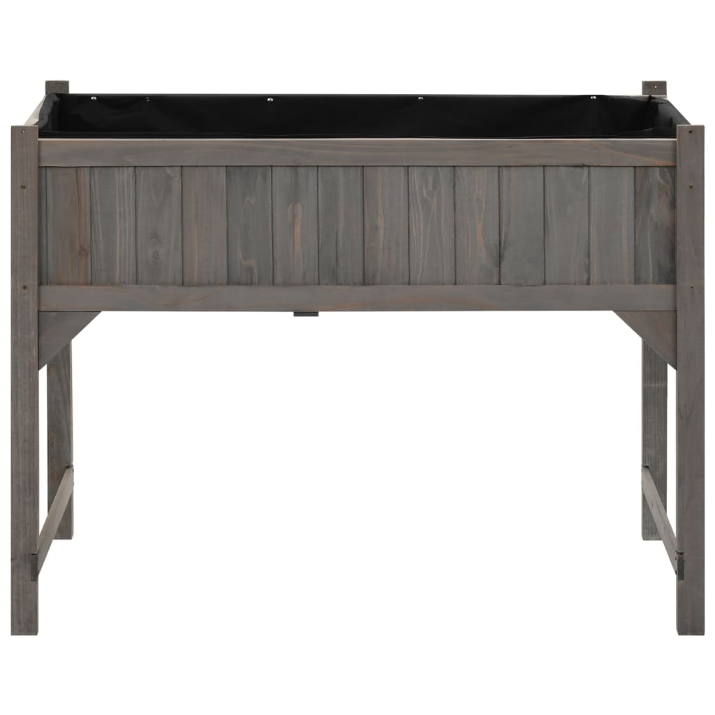 Vyvýšený záhon s pařeništěm 110 x 54 x 120 cm masivní jedle