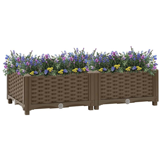 Vyvýšený záhon 80 x 40 x 23 cm polypropylen