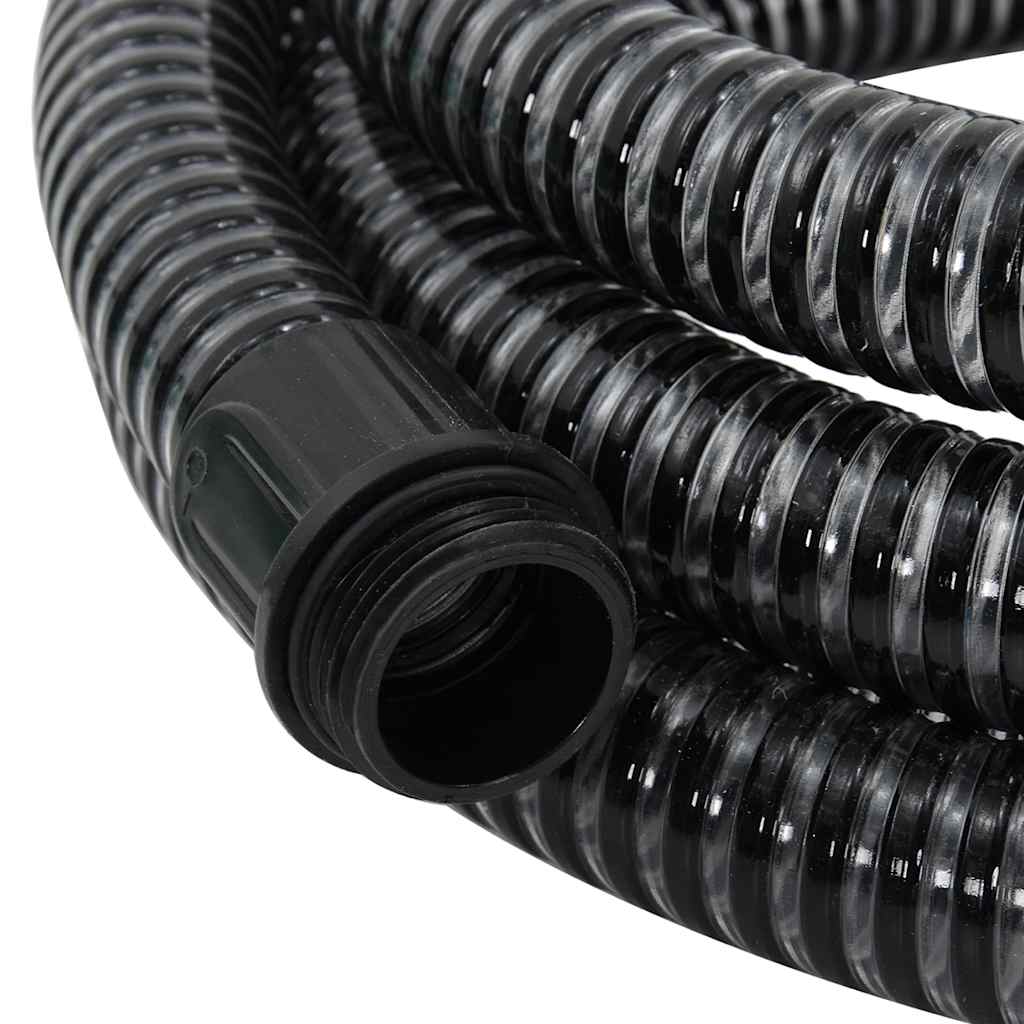 Sací hadice s mosaznými konektory černá 1,1" 20 m PVC