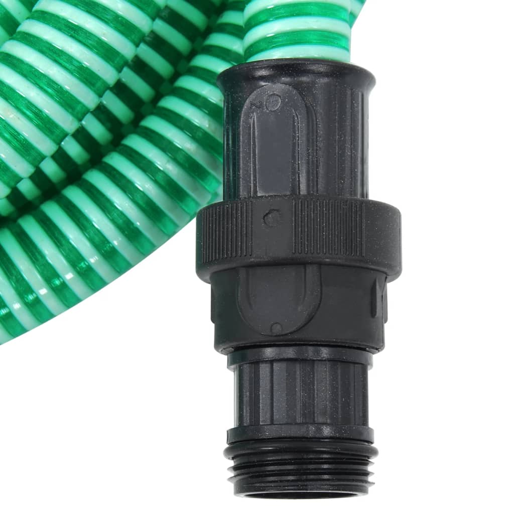 Sací hadice s PVC konektory zelená 1" 4 m PVC