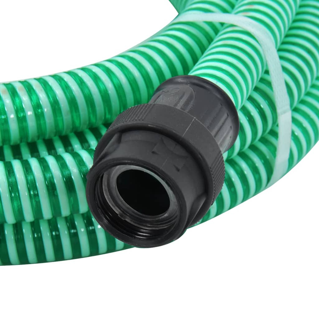 Sací hadice s PVC konektory zelená 1" 7 m PVC