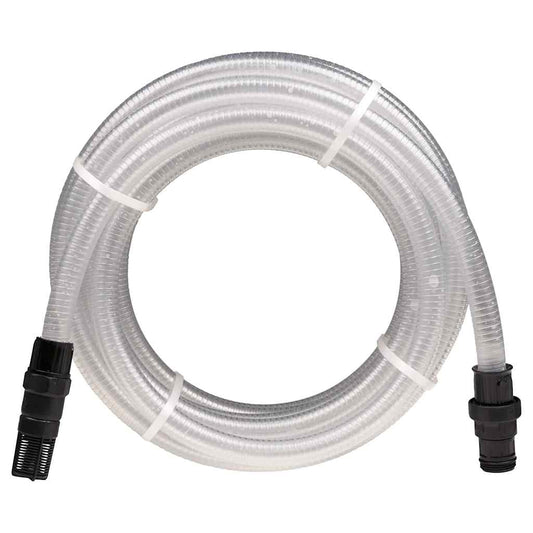 Sací hadice s PVC konektory průhledná 1" 10 m PVC