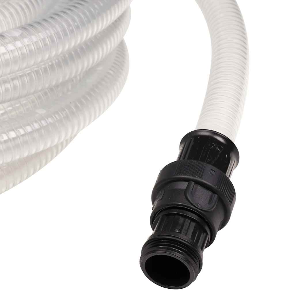 Sací hadice s PVC konektory průhledná 1" 10 m PVC