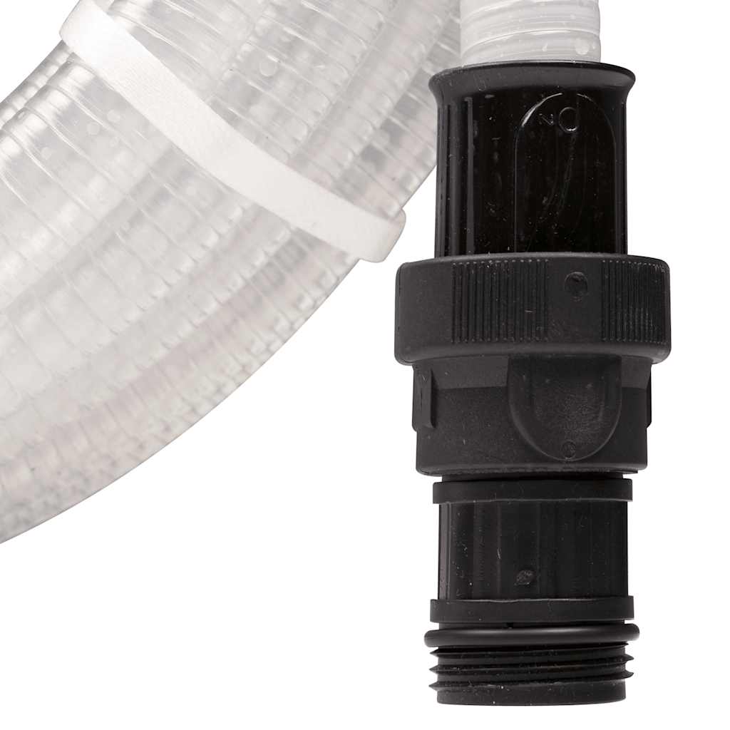 Sací hadice s PVC konektory průhledná 1" 10 m PVC