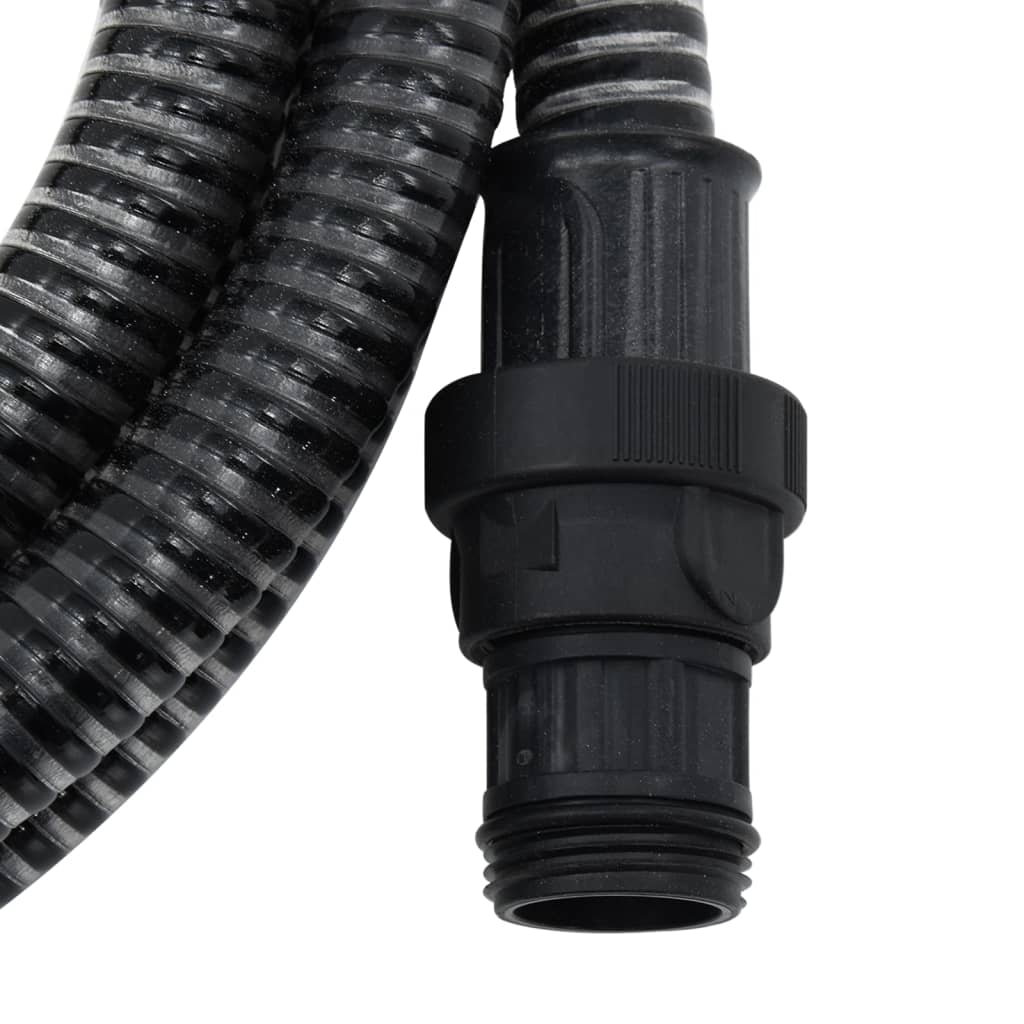 Sací hadice s PVC konektory černá 1" 10 m PVC