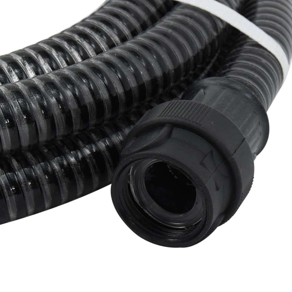 Sací hadice s PVC konektory černá 1" 10 m PVC