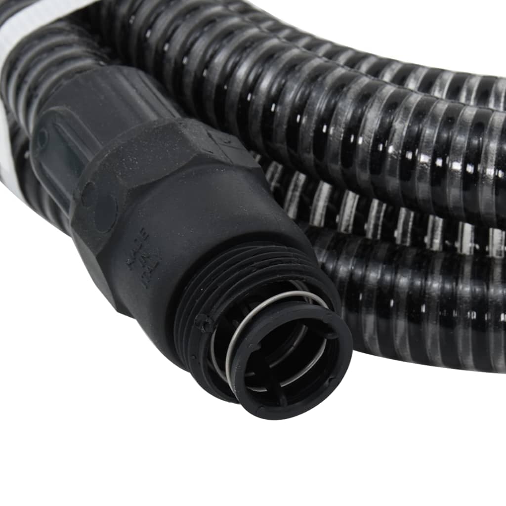 Sací hadice s PVC konektory černá 1" 10 m PVC
