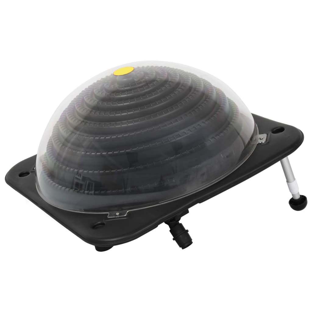 Solární ohřívače bazénu 2 ks 75 x 75 x 36 cm HDPE hliník