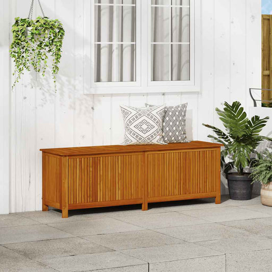 Zahradní úložný box 175 x 50 x 58 cm masivní akáciové dřevo