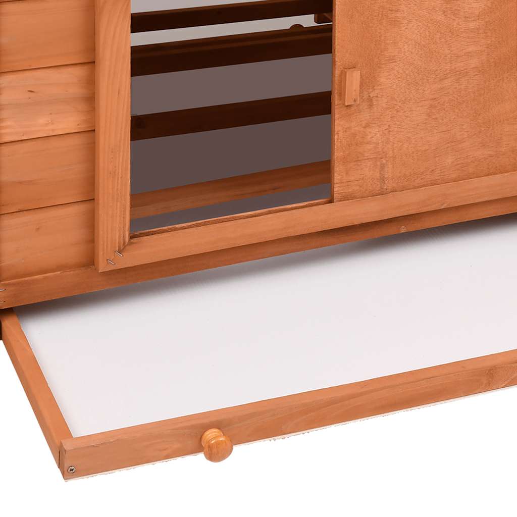 Kurník 150 x 96 x 110 cm masivní jedlové dřevo