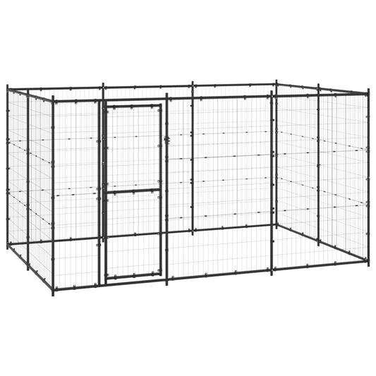 Venkovní psí kotec ocel 7,26 m²