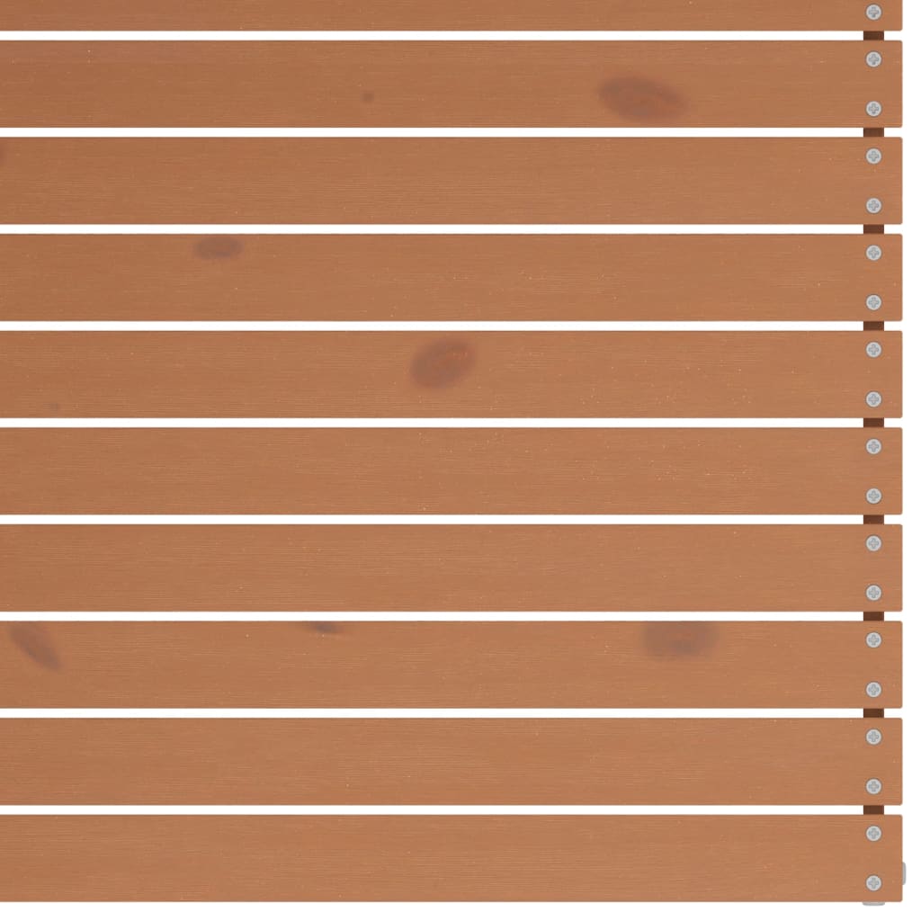 2místná zahradní pohovka medově hnědá masivní borovice