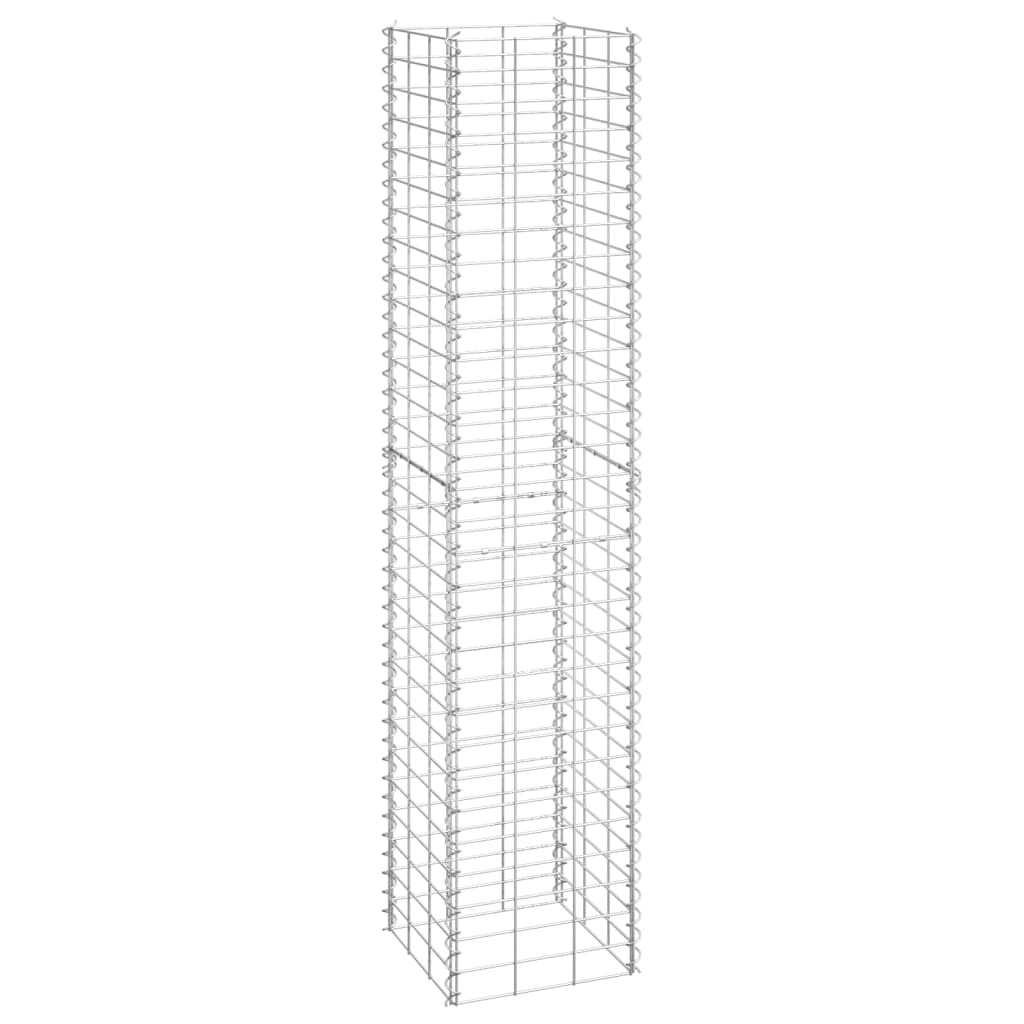 Gabionové vyvýšené záhony 3 ks 30 x 30 x 150 cm železo