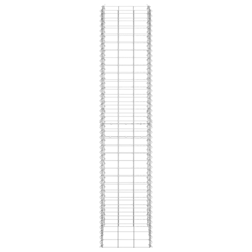 Gabionové vyvýšené záhony 3 ks 30 x 30 x 150 cm železo