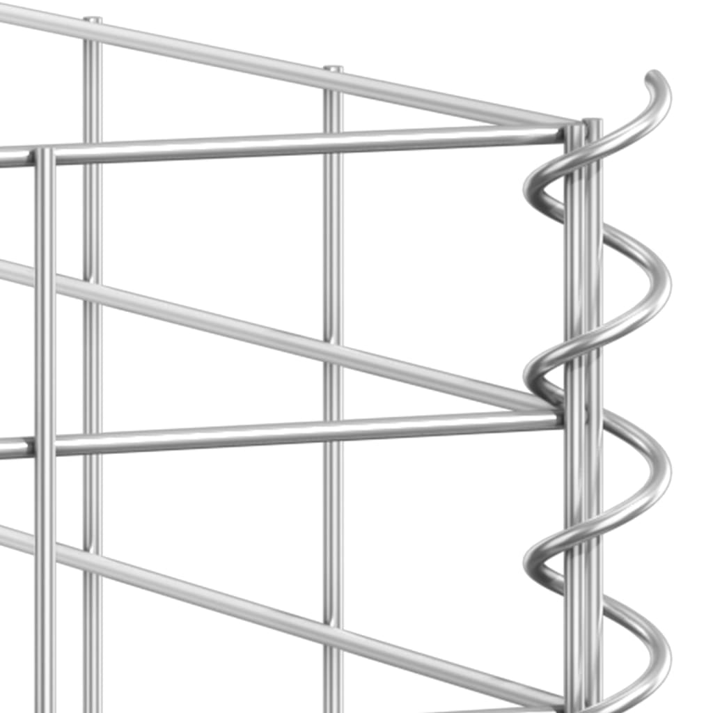 Gabionové vyvýšené záhony 4 ks 30x30x50/100/150/200 cm železo