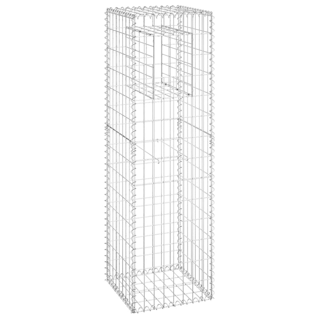 Gabionový sloupek 40 x 40 x 140 cm železo