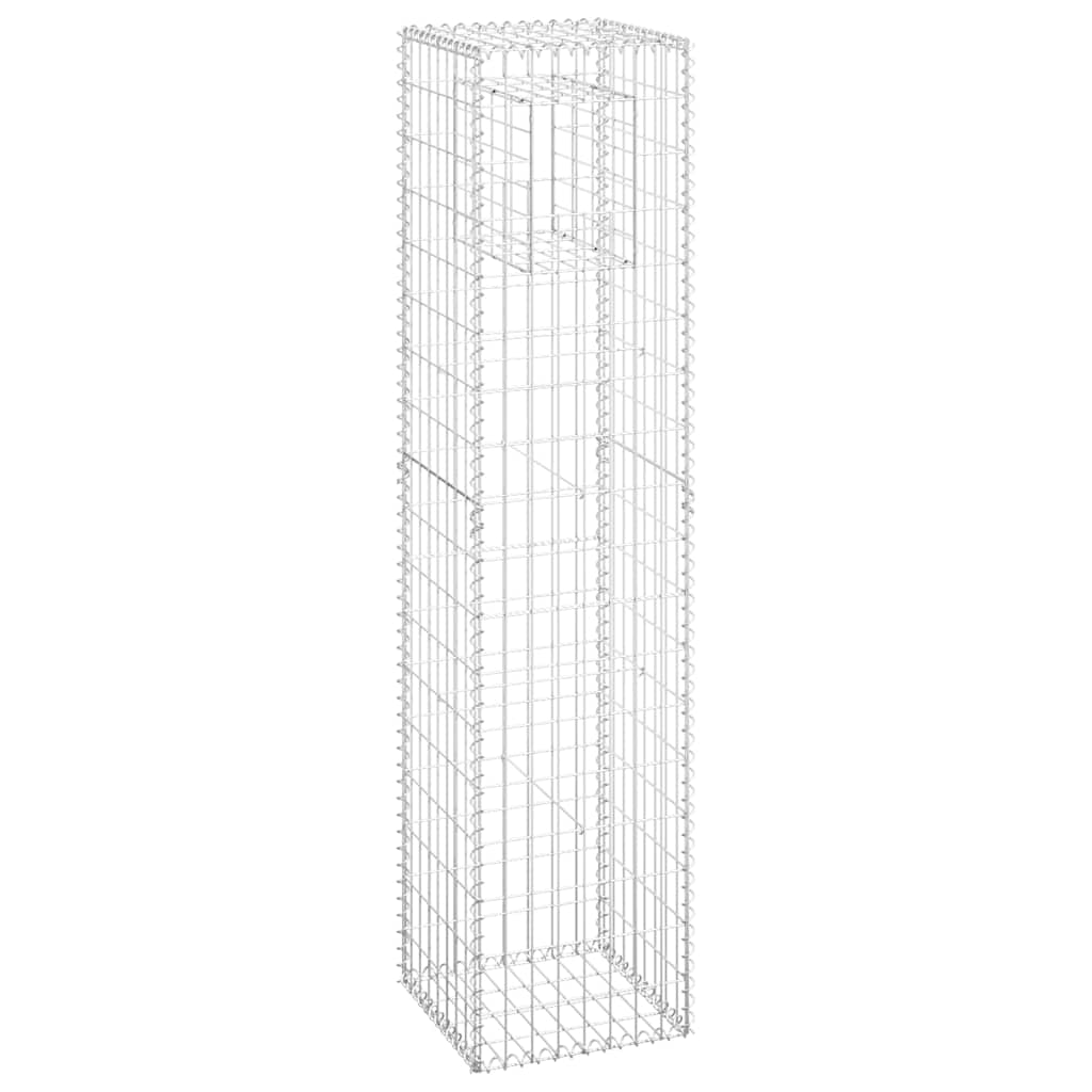 Gabionový sloupek 40 x 40 x 180 cm železo