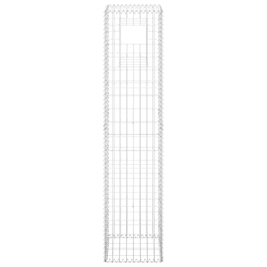 Gabionový sloupek 40 x 40 x 180 cm železo