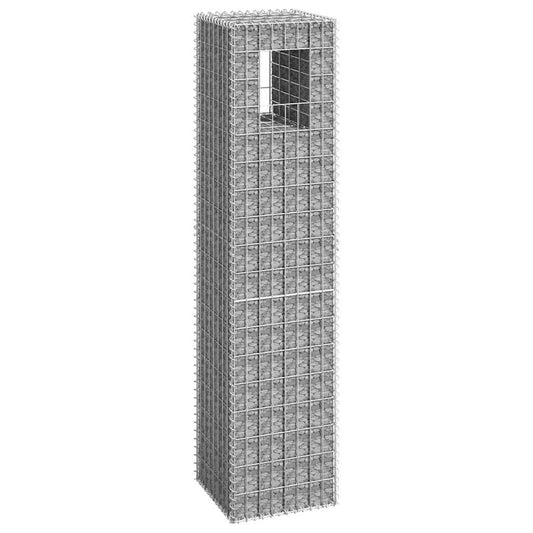 Gabionový sloupek 40 x 40 x 180 cm železo