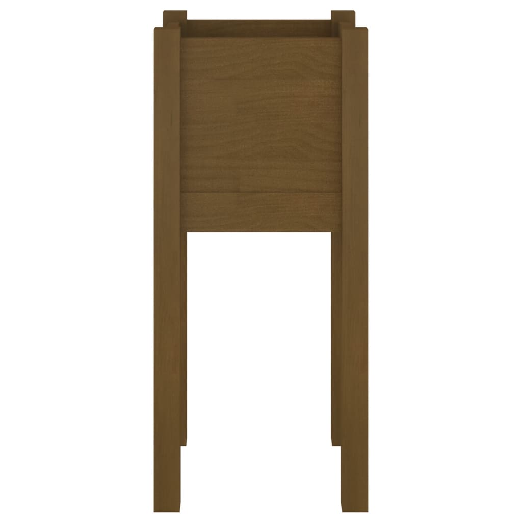 Zahradní truhlíky 2 ks medově hnědé 31x31x70cm masivní borovice