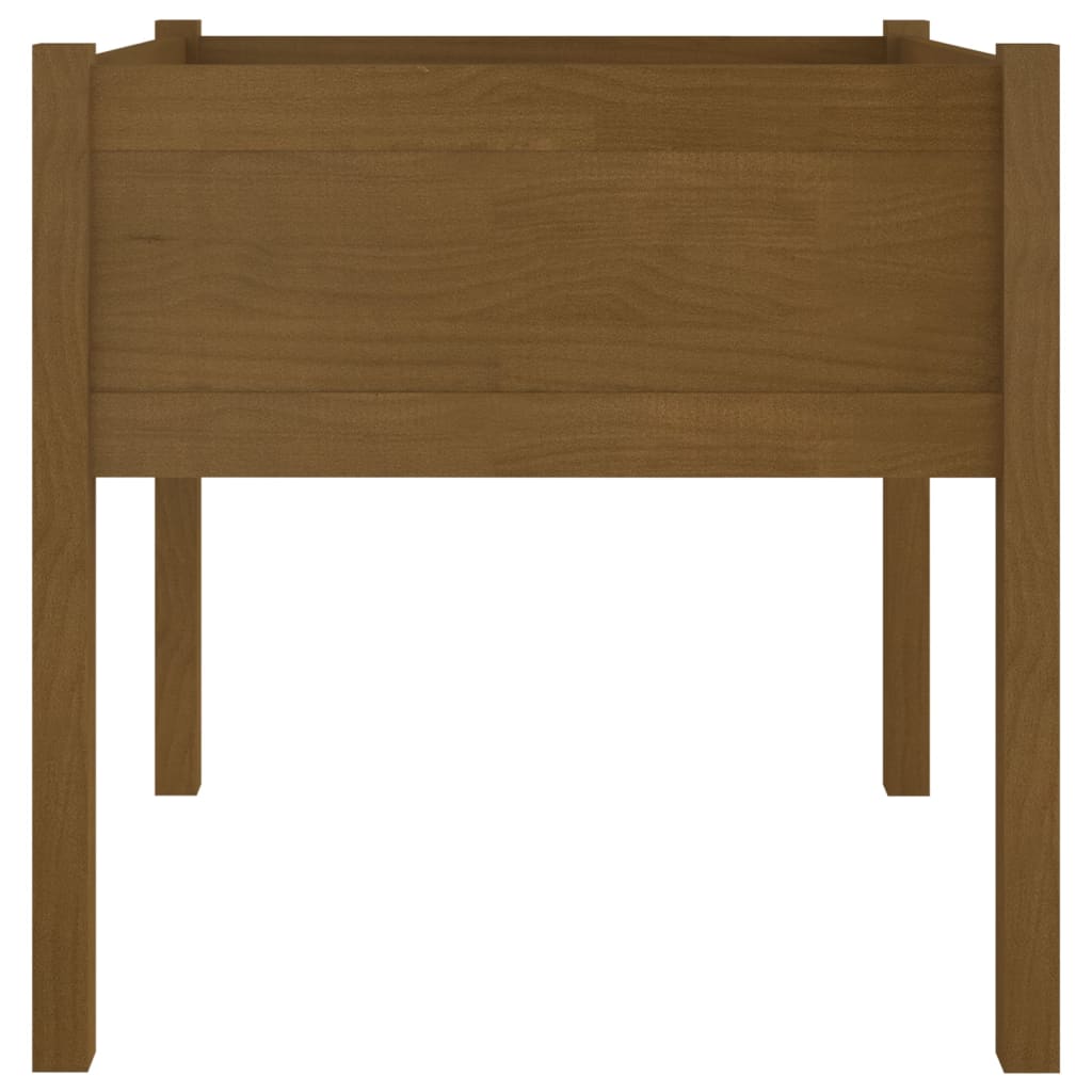 Zahradní truhlíky 2 ks medově hnědé 70x70x70cm masivní borovice