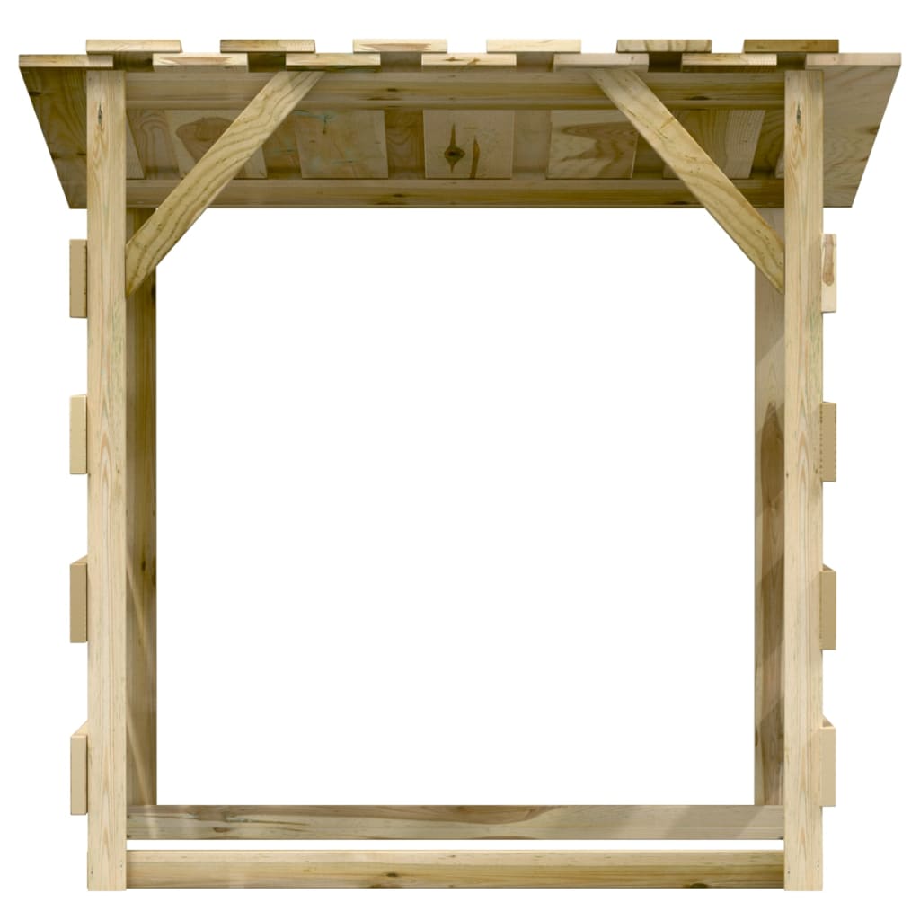 Pergola se střechou 100 x 90 x 100 cm impregnované borové dřevo