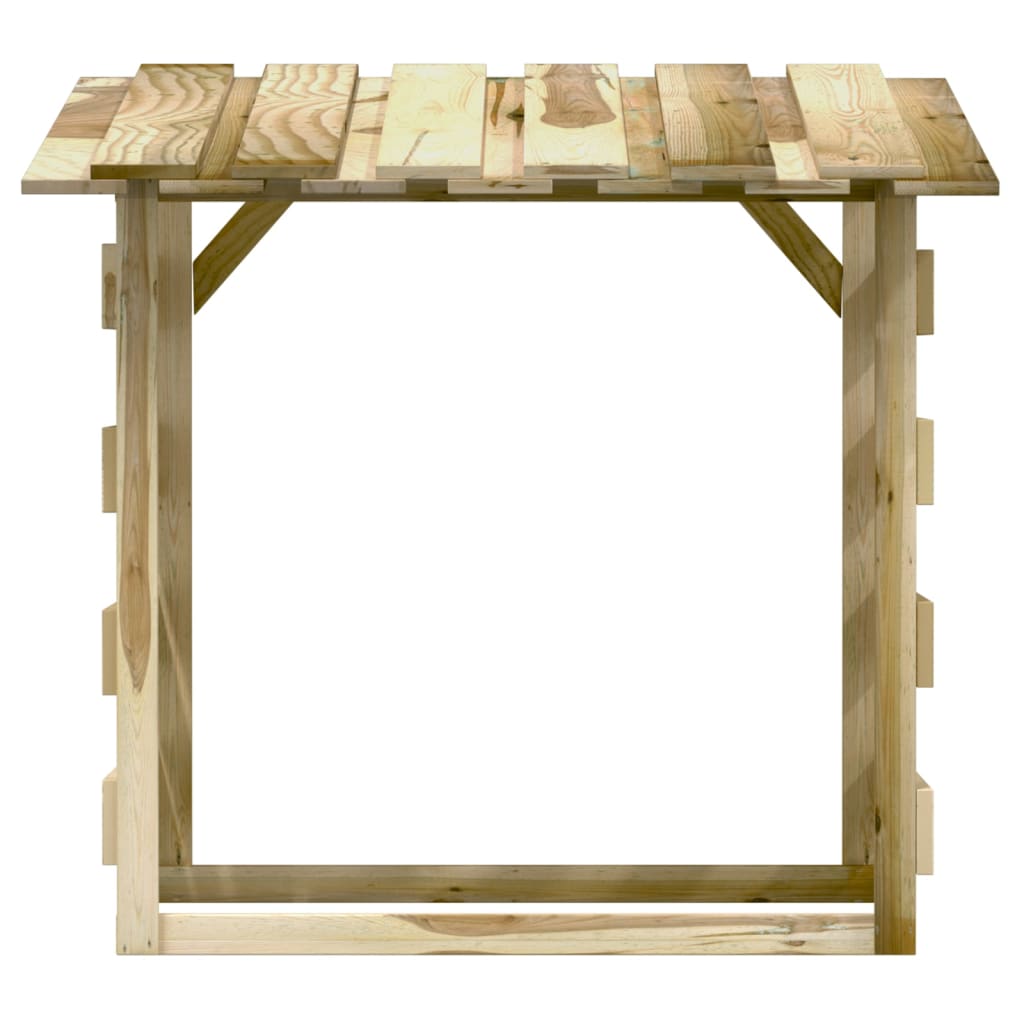Pergola se střechou 100 x 90 x 100 cm impregnované borové dřevo