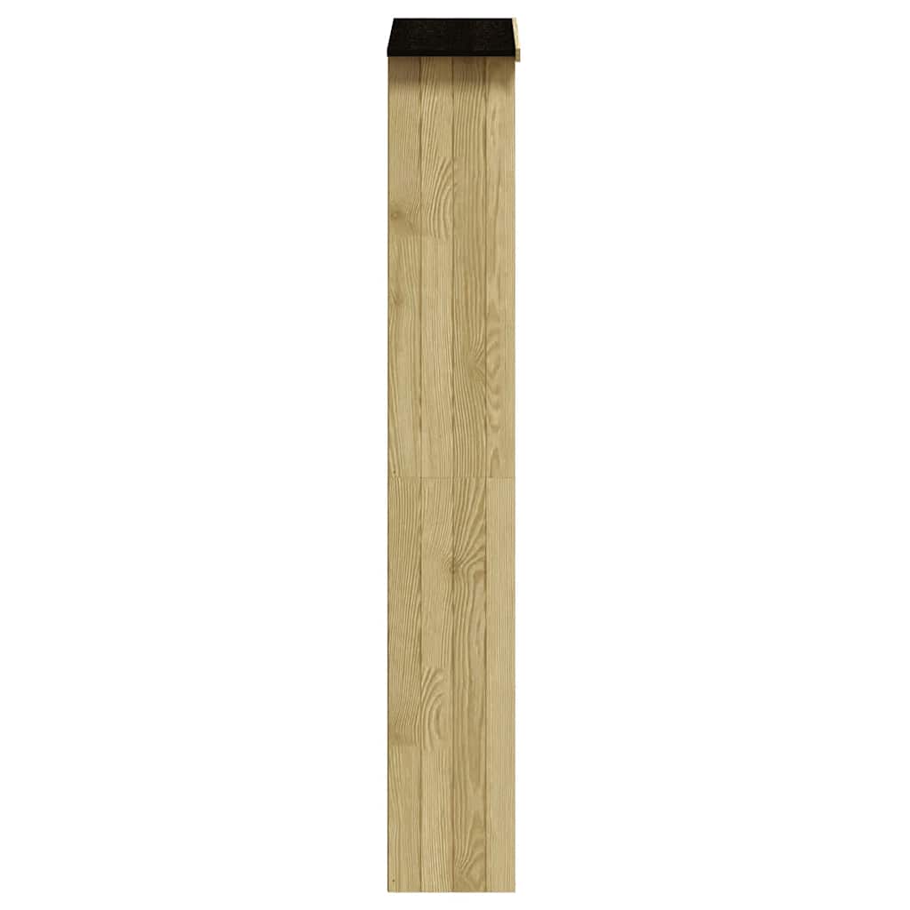 Zahradní police na nářadí 87x33x222 cm impregnovaná borovice
