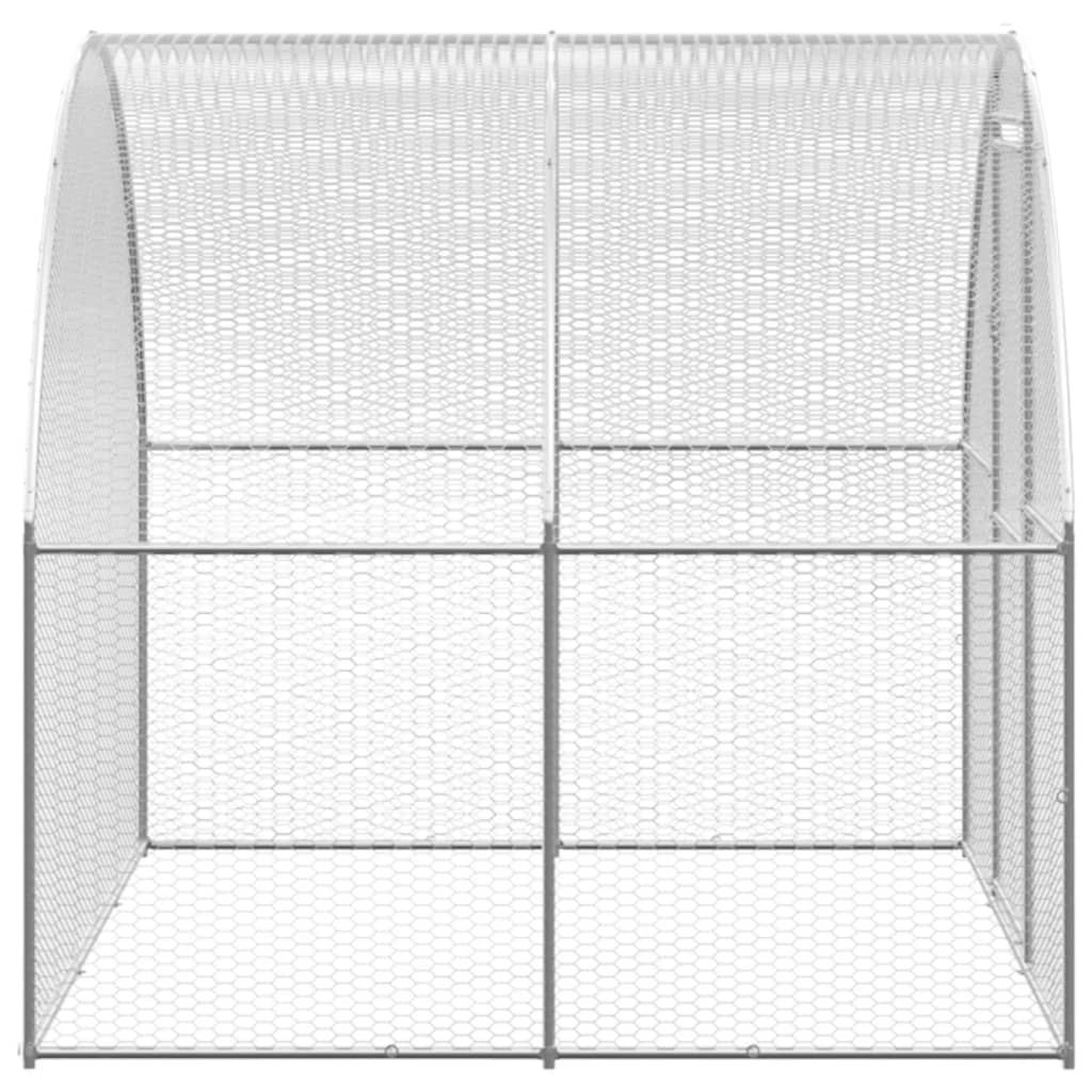 Venkovní klec pro kuřata 3 x 2 x 2 m pozinkovaná ocel