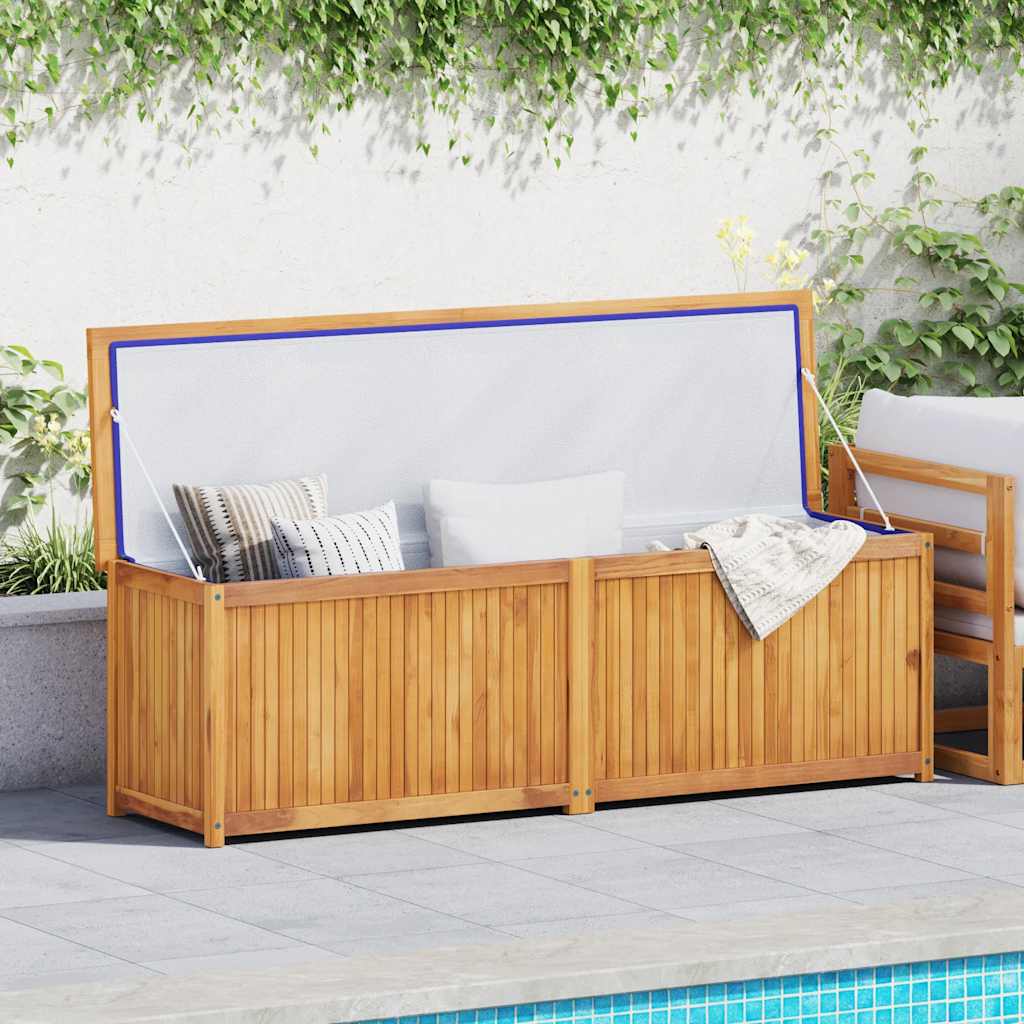 Zahradní box 175 x 50 x 55 cm masivní teakové dřevo
