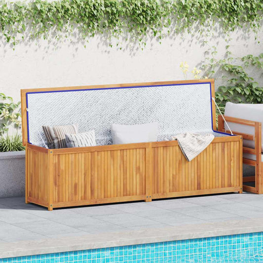 Zahradní box 200 x 50 x 55 cm masivní teakové dřevo
