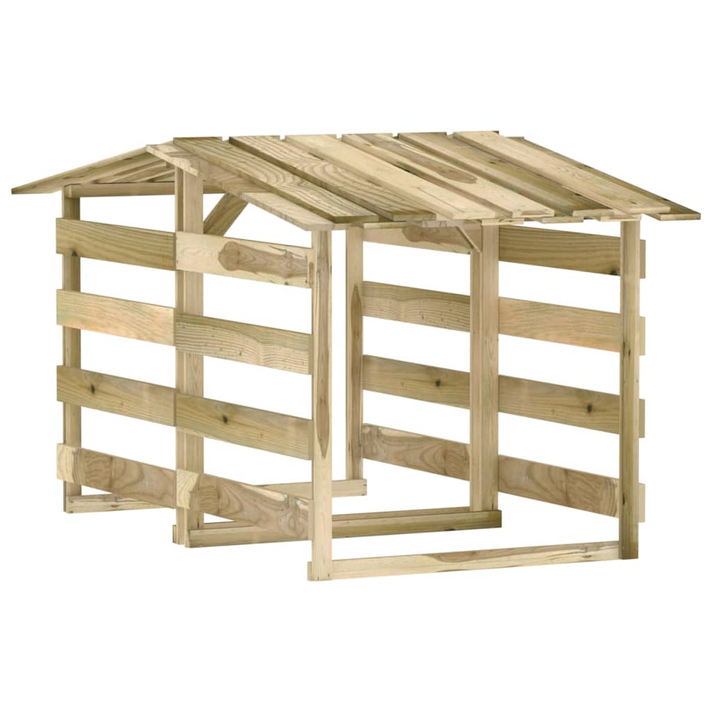 Pergoly se střechou 2 ks 100x90x100 cm impregnovaná borovice