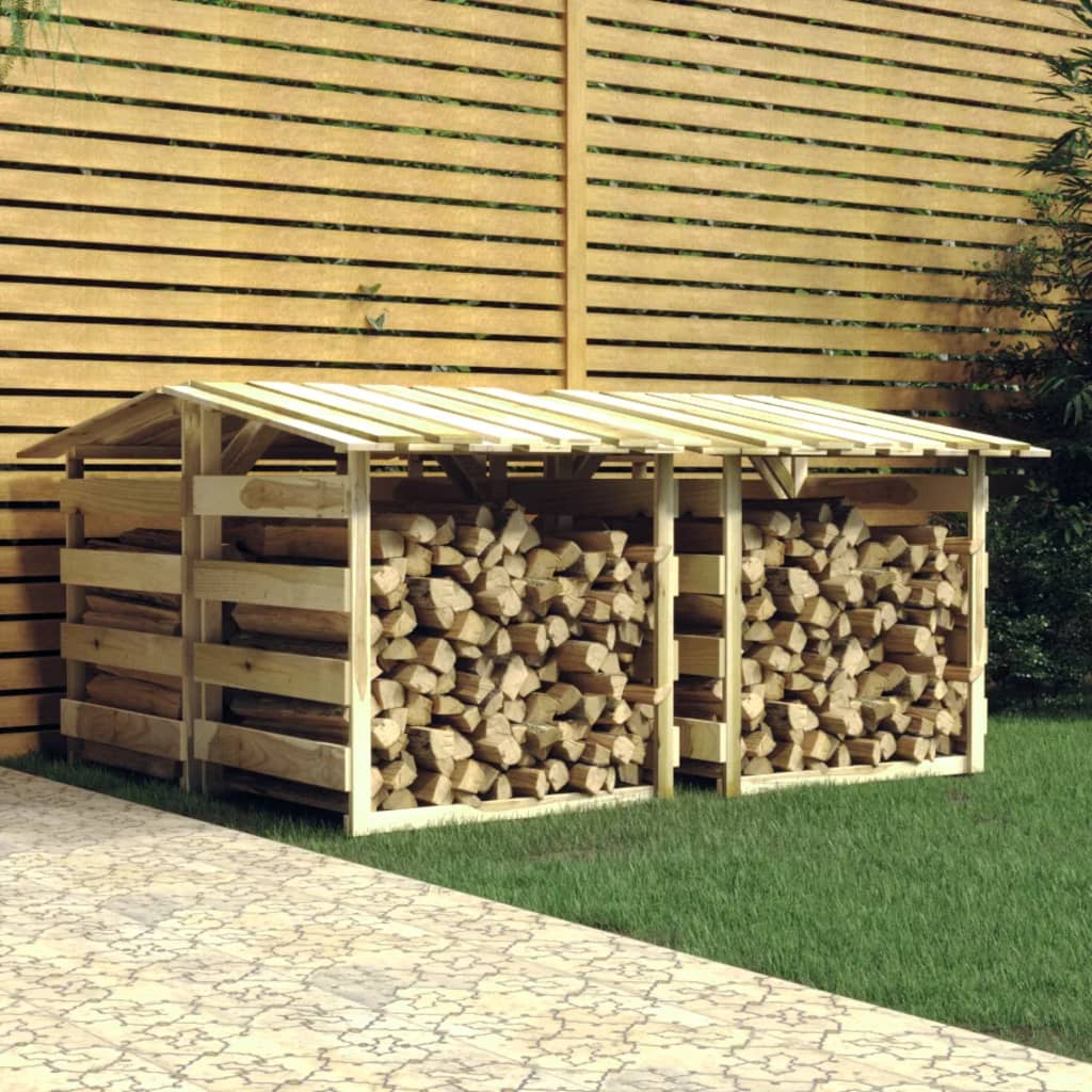 Pergoly se střechou 4 ks 100x90x100 cm impregnovaná borovice