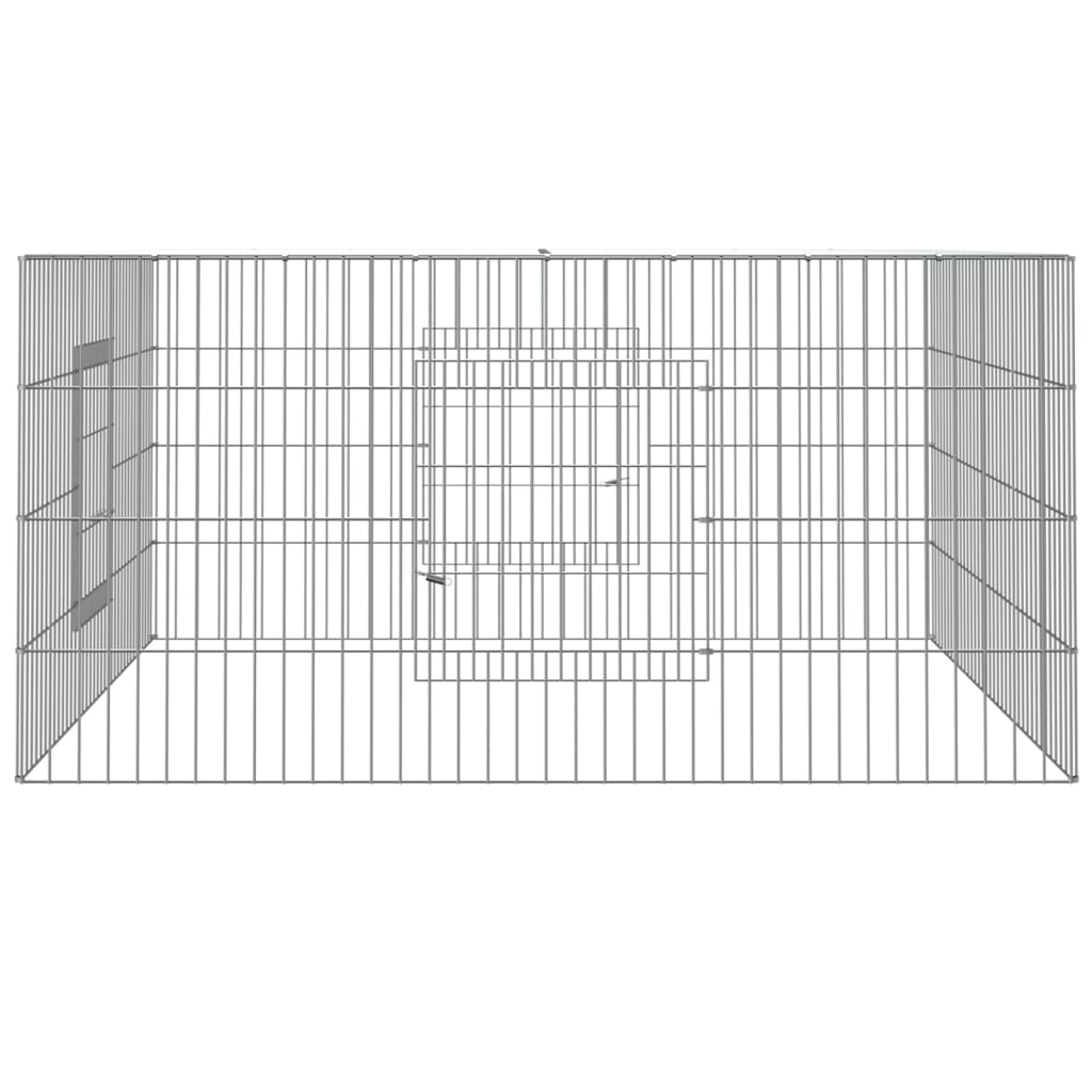 Klec pro králíka 110 x 110 x 55 cm pozinkované železo