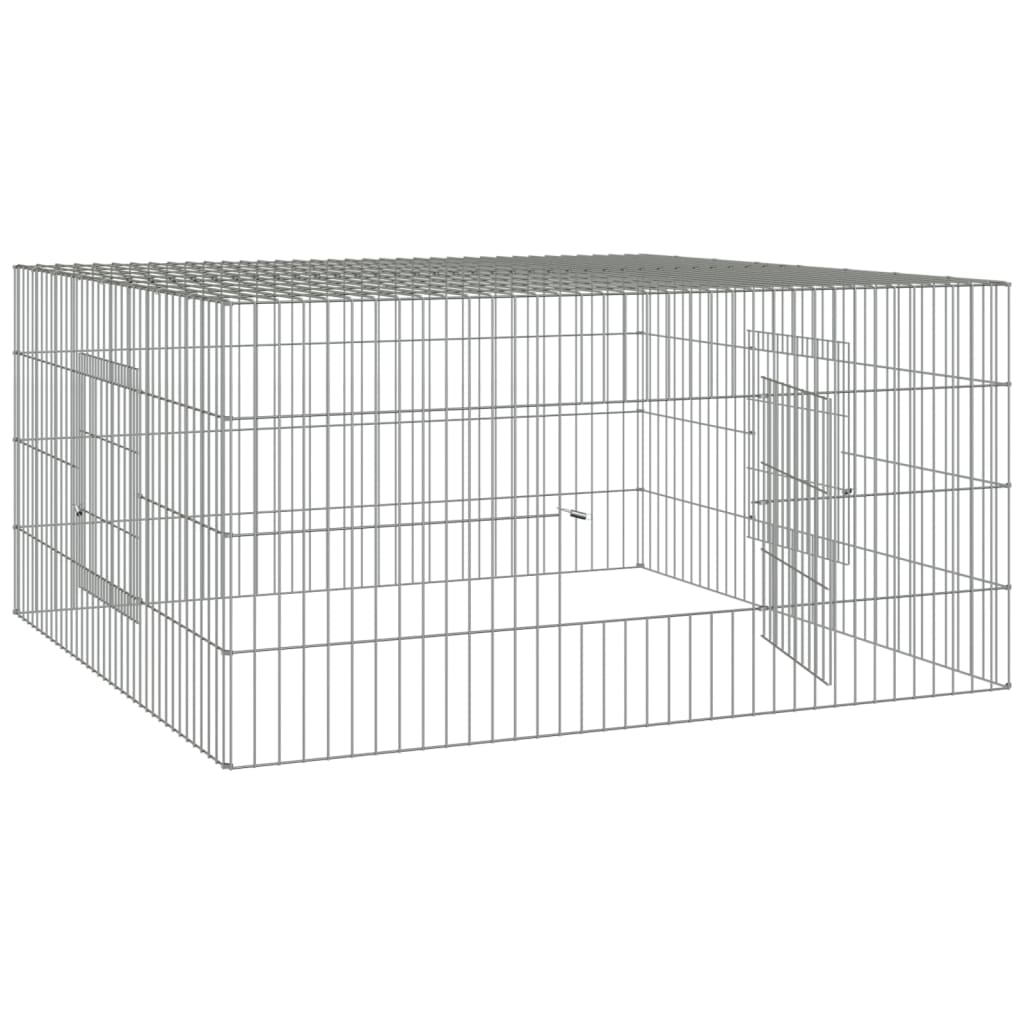 Klec pro králíka 110 x 110 x 55 cm pozinkované železo