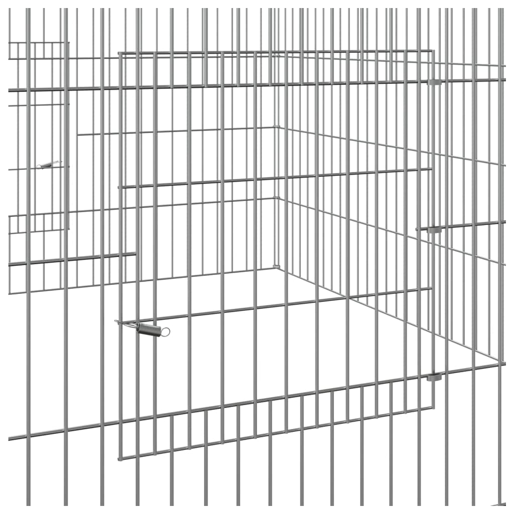 Klec pro králíka 110 x 110 x 55 cm pozinkované železo