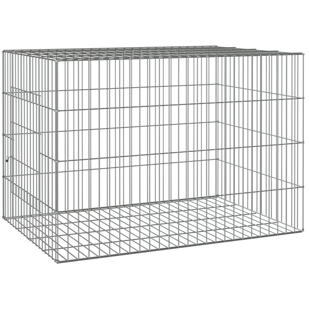 Klec pro králíka 78 x 54 x 54 cm pozinkované železo