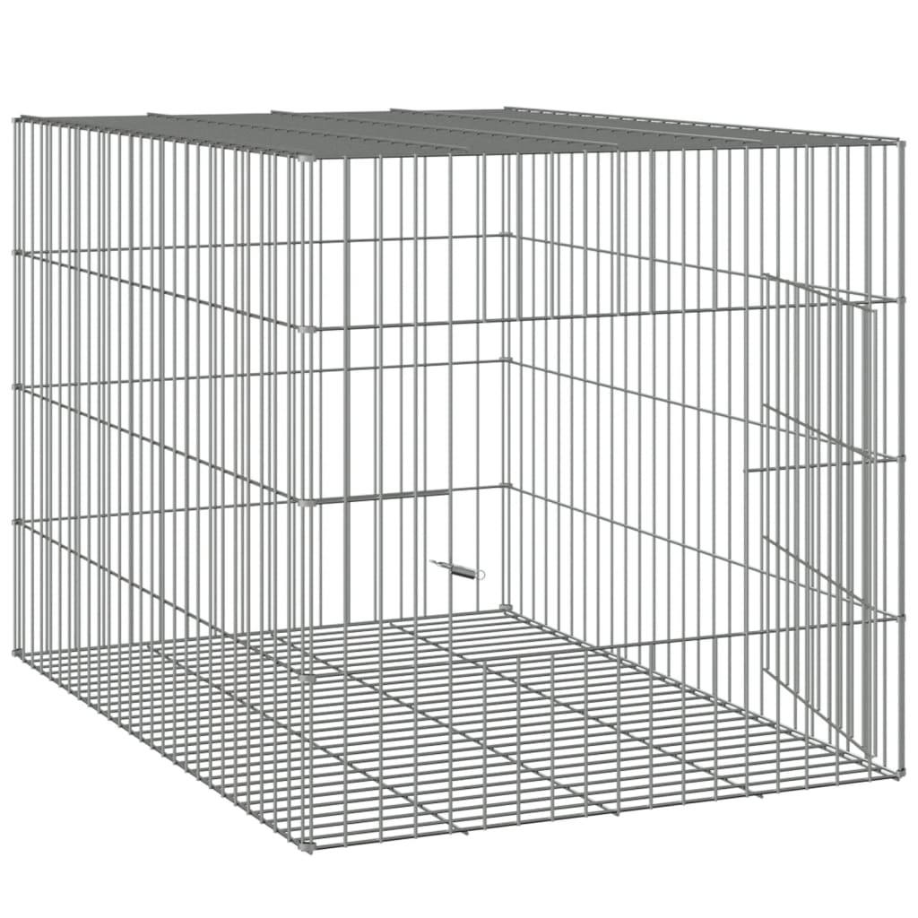 Klec pro králíka 78 x 54 x 54 cm pozinkované železo