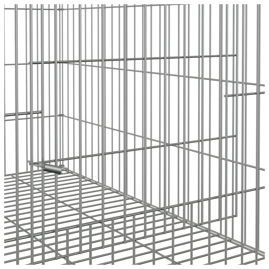 Klec pro králíka 78 x 54 x 54 cm pozinkované železo