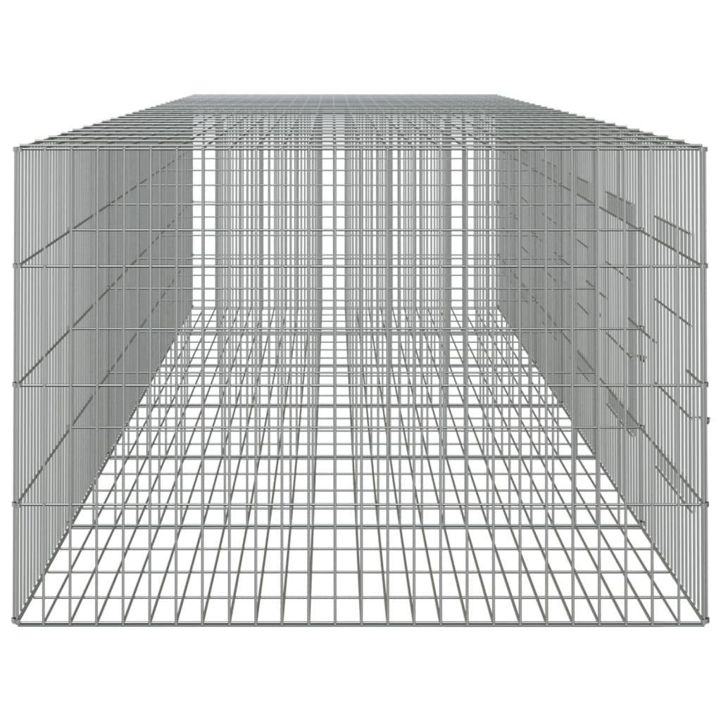 6dílná klec pro králíka 327 x 79 x 54 cm pozinkované železo