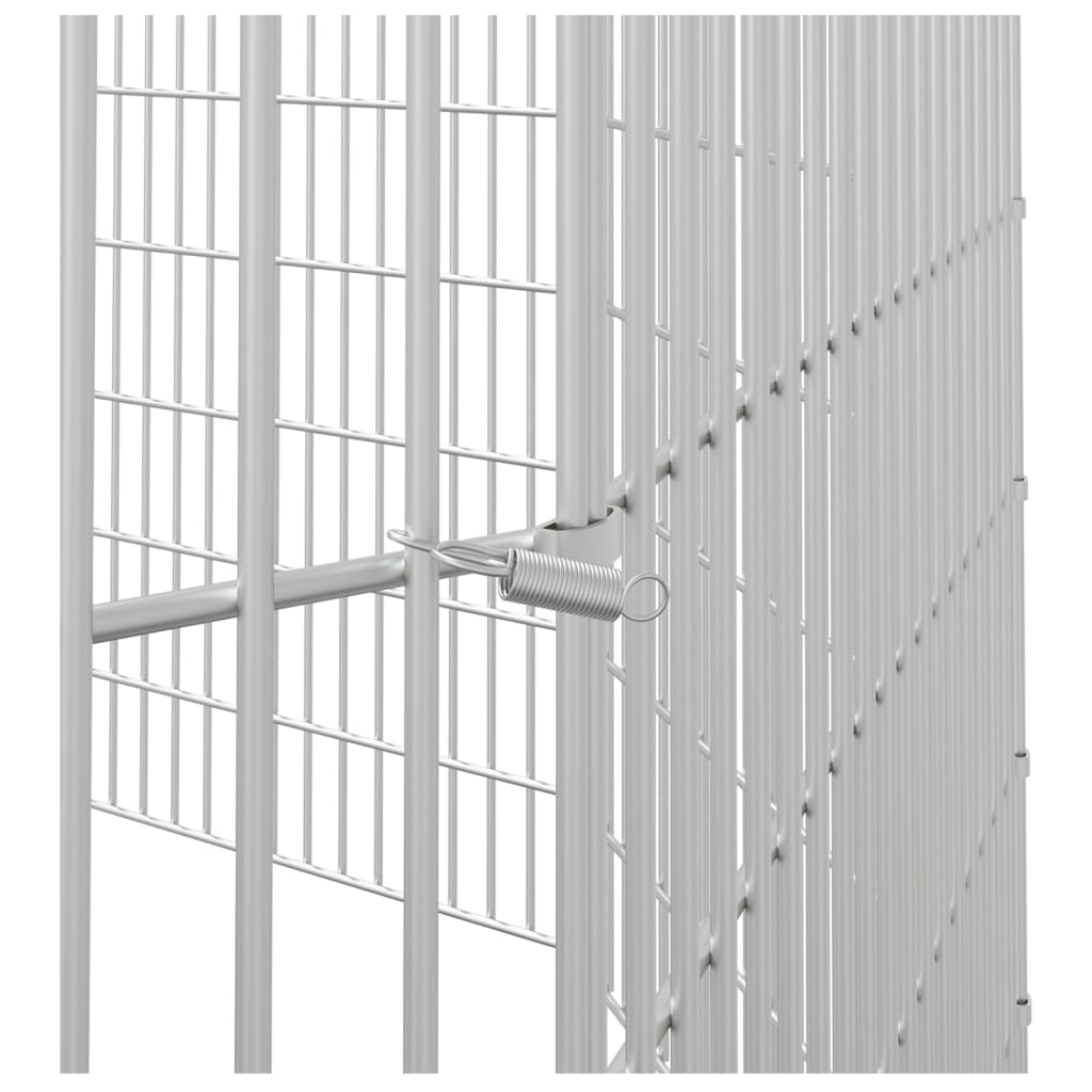 Ohrádka pro zvířata 10 panelů 54 x 60 cm pozinkované železo