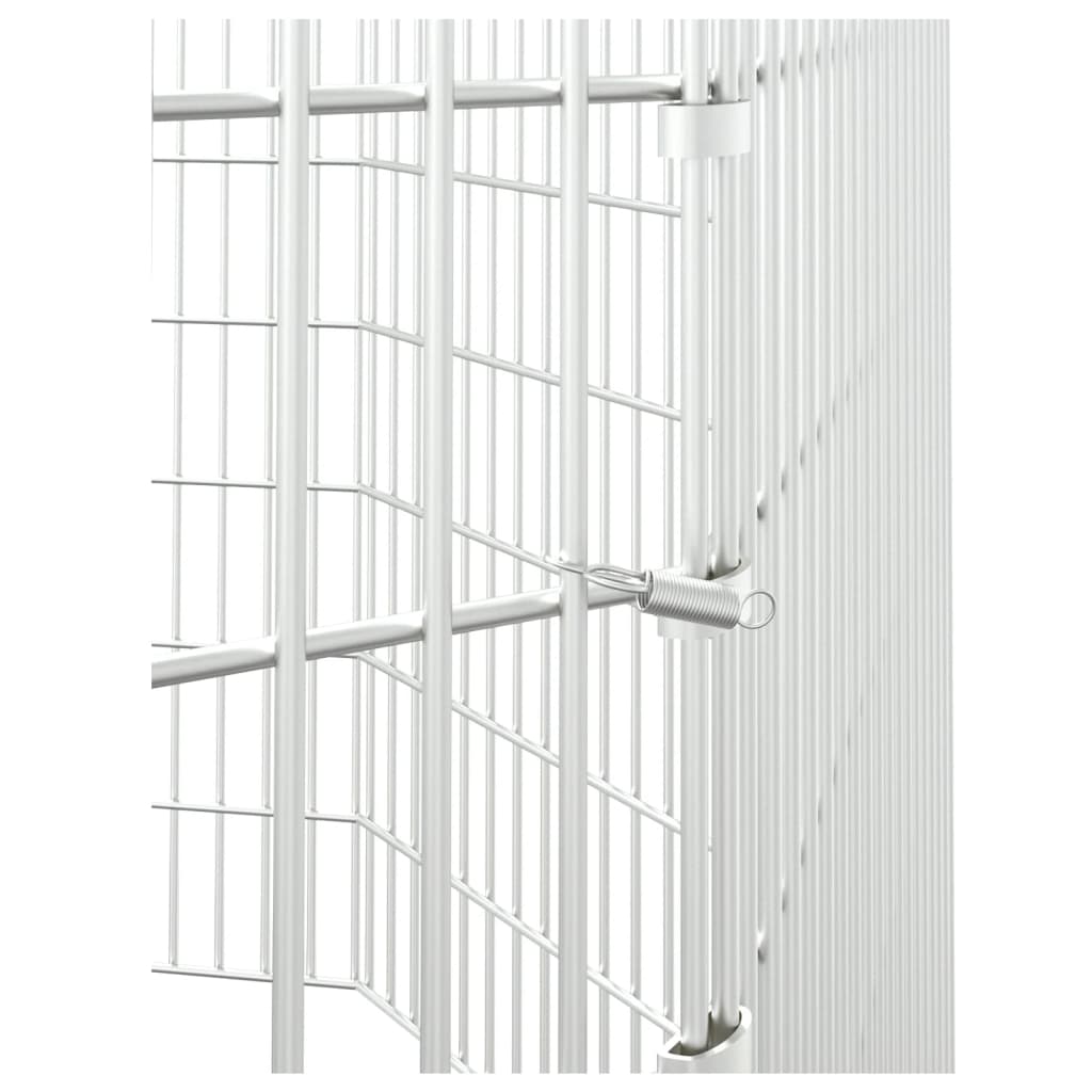 Ohrádka pro zvířata 8 panelů 54 x 80 cm pozinkované železo