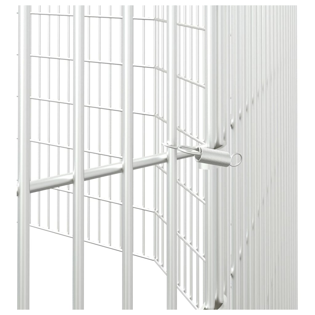 Ohrádka pro zvířata 10 panelů 54 x 80 cm pozinkované železo